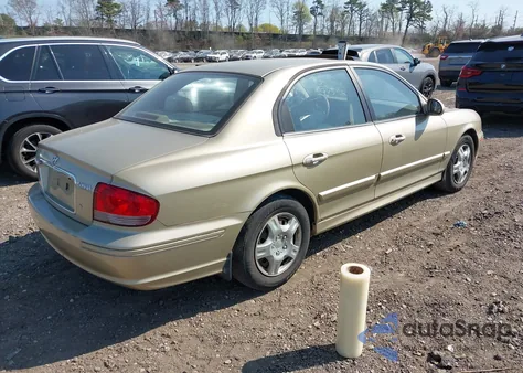 2002 Hyundai Sonata из США, поврежденный, VIN KMHWF25S32A669872